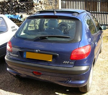 Peugeot 206 (arrière)