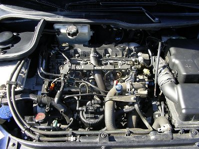 Moteur HDi (cache enlevé)